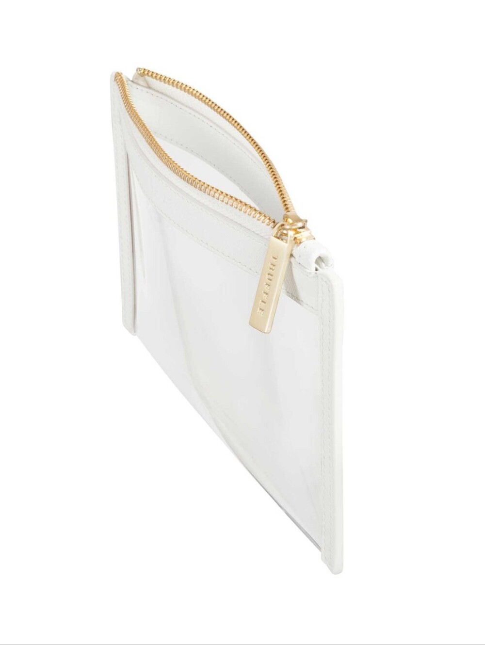 TRUFFLE Mini Clarity Clutch - White & Pink - Picture 6 of 6